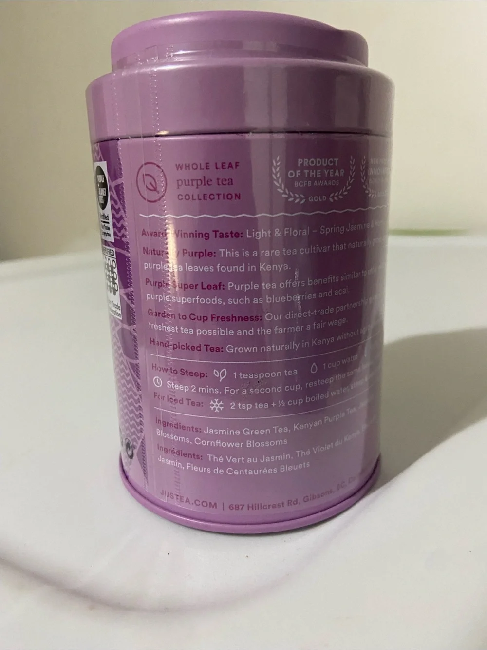 Purple Jasmine Light & Floral Tea 90g